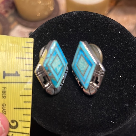 New!! 💜Stunning designer earrings which have been handmade by G Nelson - Picture 7 of 7